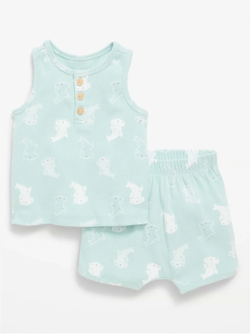 18M-24M NWT Old Navy Henley Tank Top and Shorts Set
